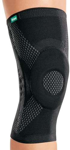 Juzo JuzoFlex Genu Xtra Kniebandage, atmungsaktive Kompressionsbandage mit Patellaring & Komfortzone, bei Meniskus, Arthrose & Sport, für Damen & Männer