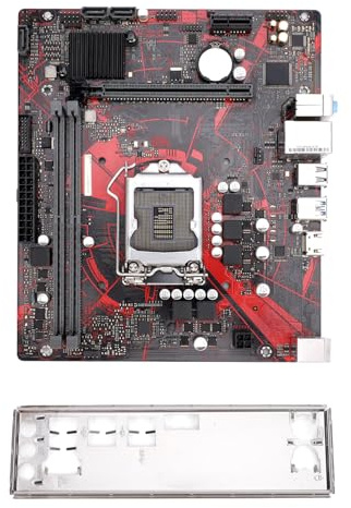 Denash Placa Base H410M V3 DDR4, Zócalo LGA 1200 para 10.ª Generación I9 I7 I5 I3 con Doble Canal DDR4 64GB MAX 2933MHz
