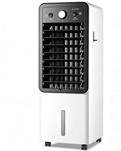 Aria Condizionata Portatile con Telecomando e Pompa di Calore 4 in 1 Con Raffreddamento Riscaldamento Ventola Modalità Notturna Raffreddatore d'aria con 12H Timer(Mechanical Version)