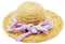 Odoria 1/12 Scale Dolls House Miniature Straw Hat Dollhouse Accessories