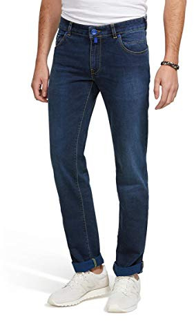 M 5 BY MEYER Herren Hose M5 Slim Denim - 9-6207 - Stretch Cross Denimchino