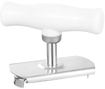 Xrten Deckelöffner Schraubdeckelöffner aus Edelstahl,Flaschenöffner Öffnungshilfe für Schraubgläser Für Familie Picknick Geschäft