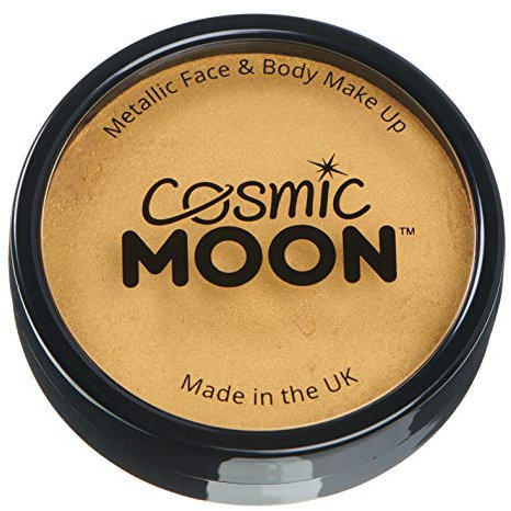 Cosmic Moon - Pintura facial profesional metálica activada por agua - Dorado