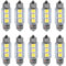 lampadine per plafoniera auto, da 12 V, 3 SMD, 36 mm 5050, LED Siluro per cupola a festone, per luce di cortesia, portabagagli, targa, cruscotto, luci di parcheggio