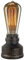 JINYU Vintage American Village Stil Schreibtisch Licht kreative Tischlampe Eisen Stahl Wasserpfeife Tisch Nachtlichter, Nachttischlampen, industrielle Steampunk Retro Base E27 Halter Montage Leuchte