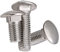 BOZONLI Bullone carrello, acciaio inox A2, bulloni a testa tonda con collo quadro, filettatura completa, M8×12mm, 5 pezzi
