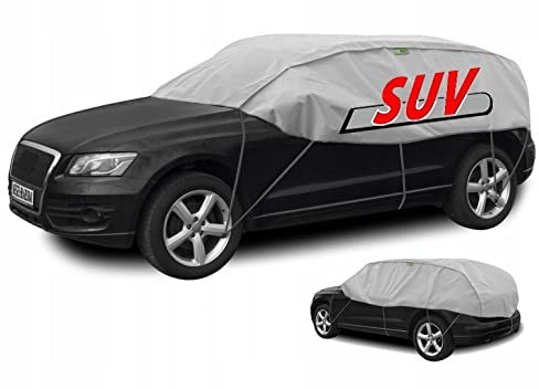 OPTIMAL Halbgarage Frostschutz UV Schutz Sonnenplane SUV Kompatibel mit Karoq