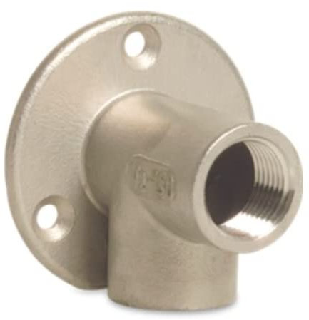 Edelstahl V2A Wandwinkel 90° - 1/2 Zoll - 80803