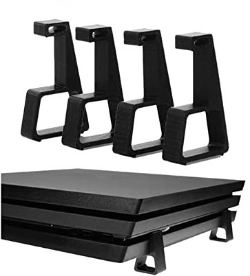 N//B 4 Stück Kühlständer kompatibel für PS4 Slim/Pro, horizontale Halterung, Kühlzubehör für Spielekonsolen (PS4 Pro)