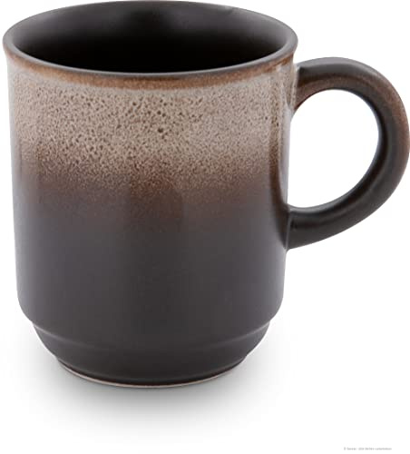 Original Bunzlauer Becher, H = 9,2 cm, Ø 11,1 cm, V = 0,25 Liter, Dekor ZACIEK