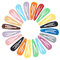 NiceYnn 20Pcs 4.8cm Barrettes Pince à Cheveux Clip en Métal, Barrette Cheveux Fille, Snap Barettes BB en Métal, Femme Snap Clip Barrettes à Cheveux, Enfant Épingle à Cheveux Multicolore Aléatoire
