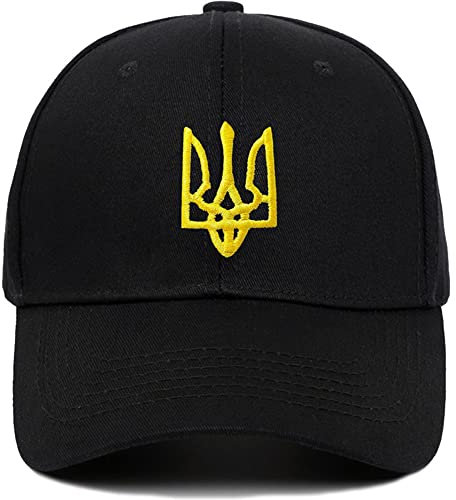 Stakee Ukrainische Baseballkappe Ukrainisch Gestickter Hut Ukrainischer Nationaler Emblemhut Einstellbare Ukraine Hut Für Männer Frauen
