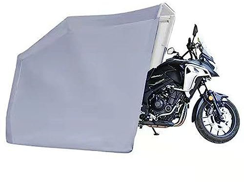Capannone per parcheggio per moto Garage semiautomatico in acciaio inossidabile Pieghevole Capannone per esterno semplice Adatto per giardino esterno (C 3.3)