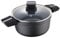 San Ignacio Bistro Grey - Cocoola mit 20 cm Deckel - Made aus Guss Aluminium - Innenraum in Quantenstahl - mattes schwarzes Äußeres - Induktionspunkt - weicher Touch Black Mang