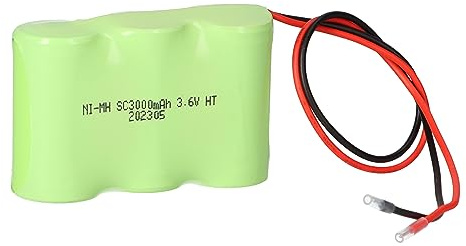 Akku Für Notleuchten NiMH 3,6V 3,0 Ah Reihe Mit 20cm Kabel - Batterie Notbeleuchtung Sicherheitsbeleuchtung Acco 3 6 3Ah Kabel - Langlebig
