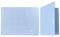 iMat Flip Schneidematte_Note, A4, 22,9 x 30,5 cm, faltbar, geeignet zum Basteln, Schneiden und Aufbewahren (Hellblau)