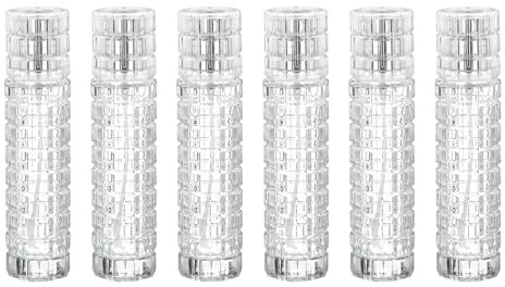 sourcing map Cocktail Sprayer 6pcs 30ml Glass Martini Bar Mister Vermouth Spritzer Spray Bottle Perfume Refillable Sprayer