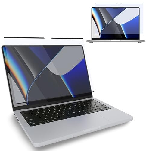MyGadget Magnetische Blaulichtfolie [ Matt ] kompatibel mit Apple MacBook Pro 14 Zoll [Model No. A2442 | A2779 | A2992 | A2918 ] - abnehmbarer Blaulichtfilter