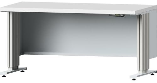 ANKE | Elektrisch höhenverstellbare Werkbank | Plattentiefe 800 mm | Kunststoffschichtplatte | Breite 1500 mm