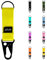 FFIVE Schlüsselanhänger aus echtem Nylon, multifunktionale Schlüssel, zum Aufhängen von Rucksack, Karabiner (Neon)