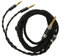 SUNGOOYUE Cavo per Cuffie Placcato Argento di Ricambio per MDR Z7 Z1R Teloon D7200 D600 D9200 T1 T5, Spina da 4,4 Mm a Doppia da 3,5 Mm