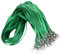 ROSSHINE 50 cordini verdi per collo, in nylon, per chiavi, carte d'identità, targhette, porta badge, con gancio girevole, ideale per personale, studenti, medici, visitatori