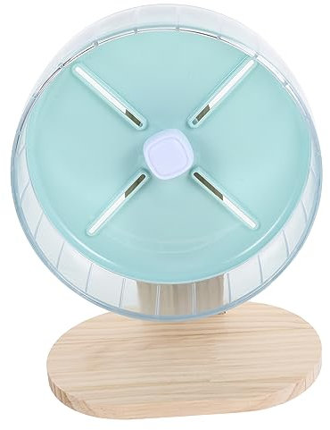 Grünes Hamsterrad mit Ständer 20cm für Kleintiere aus ABS