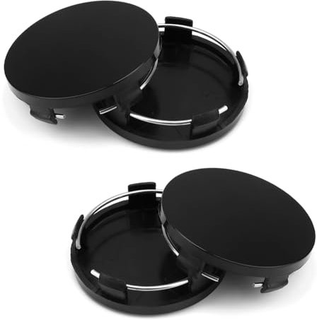 RXKFIGX 4 Stück Radkappen Felgenkappen Nabenkappen Compatible Alufelgen Nabenkappen OD 60mm ID 50mm Radnabenkappen Universal Nabenkappen für Radnaben Auto Zubehör Radnaben