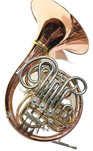 Waldhorn-Set 4-Tasten-Waldhorninstrument mit Doppelgoldmessing