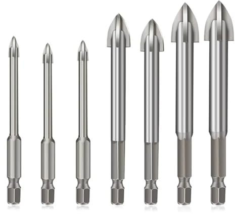 1 Stück Multifunktionsbohrer Dreieck Kreuz Bohrer Holz Metall Loch Cutter Fliesen Bohrer Loch Dosenöffner Bohrwerkzeuge (10mm)