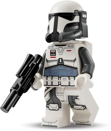Lego Star Wars Klonkrieger Figuren Set: Imperial Commando Mit Blaster und Raketenrucksack – Alternative zu Battle Pack, Minifiguren Set, Clone Trooper 501st