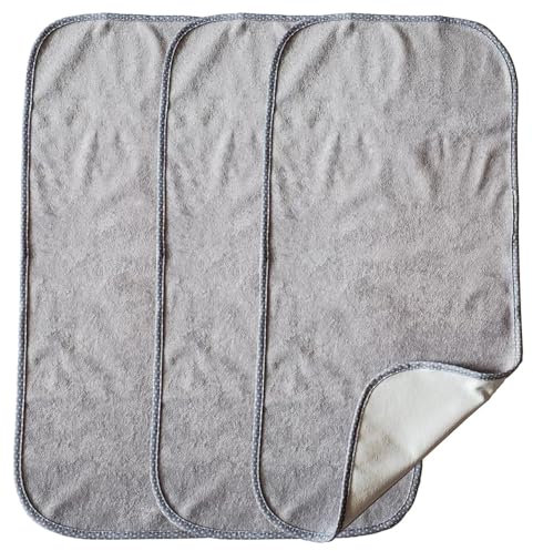 Waschbare Wickelunterlage 6 pack, 30x60 cm Waschbare Wickelunterlage baby, Weich, wasserdicht & waschbar, Praktischer Wickelauflagenbezug für unterwegs, Wiederverwendbar, Ideal für Babys