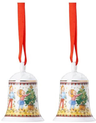 DKG utils 2 x Porzellanglocke 2024 Weihnachtsglocke #02250-722829-27920