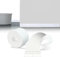 LIHIQIYA Rodapiés Flexible Autoadhesivo, 6M Rodapie PVC Adhesivo, Zocalos Autoadhesivos, Embellecedor Encimera Cocina, Rodapié Plegable Cinta para Cocina Baño, Zocalo de Cocina, Blanco, 30x30mm