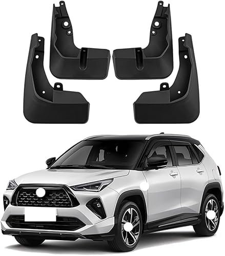 CAKERS Auto Paraspruzzi per Toyota Yaris Cross GR 2023 Antispruzzo Parafanghi,Paraschizzi Pneumatico Accessori Protezione