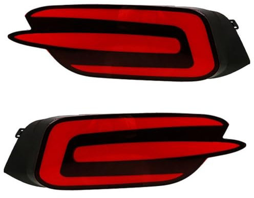 BAKUGO 2 Stück Auto Rücklicht Stoßstange Licht Reflektor Bremslicht Für Honda Civic 10th 2016 2017 2018