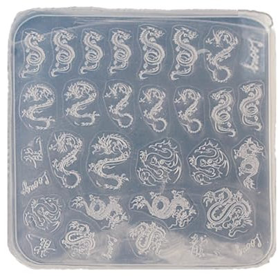 Mehrzweck-3D-Nagelkunst, stabile Silikonform für Bastelarbeiten, Rosen- und Schmetterlings-Designs, Nägel, Prägeschablone für den täglichen Gebrauch