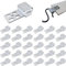 32 Stück Sofa Feder Clips, Sofa Verbinder, Metall Sofa Feder Reparatur, Möbel Federset, Couch Ersatzteile für Polstermöbel, Feder Clips für Möbel mit 5 Löchern, für Sofas, Couches und Stühle zu Hause