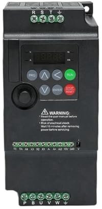 Ohulelks Convertisseur de Fréquence VFD 220V à 380V Entrée Monophasée Sortie Triphasée Onduleur 1.5KW Contrôleur de Vitesse Du Moteur