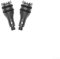 ZiStarlilife Per DJI RC-N1 pieghevole Rocker Control Joystick Extension, compatibile con telecomando Mini 4 Pro RC-N2 RC-N3 (nero)