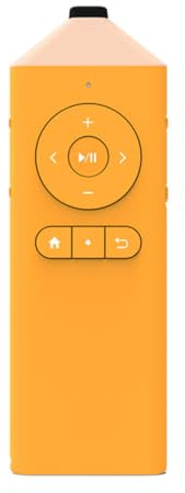 Bluetooth Remote Control Page Turner Clicker for Boox, e-Reader, TikTok Scrolling, YouTube Shorts, Reels, Camera, for iOS iPad iPhone, Android Galaxy Phone Tablet (Pencil Yellow)