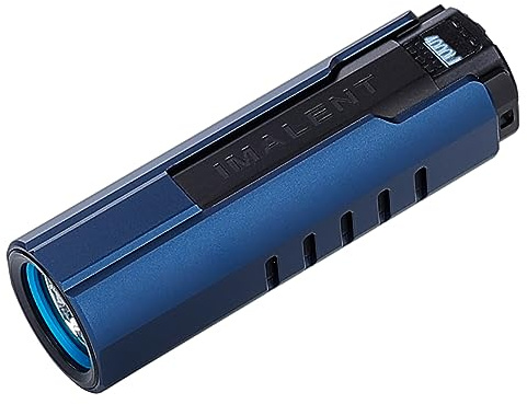 IMALENT LD70 mini EDC Lampe de Poche 4000lumens, Petite Lampe Rechargeable Puissante avec Porte-Clés - Torche LED One CREE XHP70.2 Lampes, Idéal pour la promenade de chien et la pêche- Royal blue
