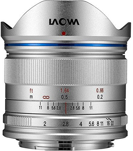 laowa ve7520mftstsil – Obiettivo da 7.5 mm per fotocamere di micro 4/4, 16.9 MP, HD 720p, colore: argento