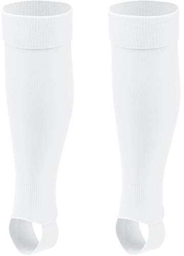 JAKO Stegstutzen Uni ohne Logo Weiss, S (Bambini) Herren