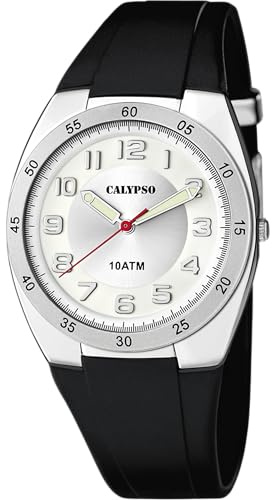 Calypso Herrenuhr Kautschuk - Quarz, Wasserdicht 10 ATM - Herrenuhr Casual - K5753 Street Style