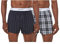 Calvin Klein Herren Boxershorts Unterhosen, Mehrfarbig (Ryan Stripe D Well/Hickory Plaid B), M