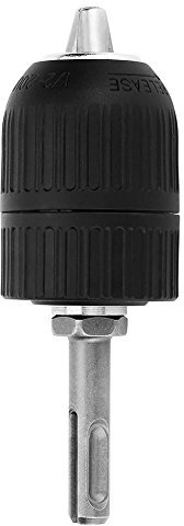 Drill Chuck 2-13mm Capacity Plastic Keyless Lathe Drill Chuck Converter with SDS Adapter Accessories, Quick-change SDS shank for Electric Hammer