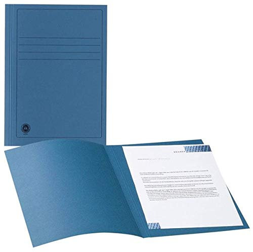 20 Aktendeckel 250g blau