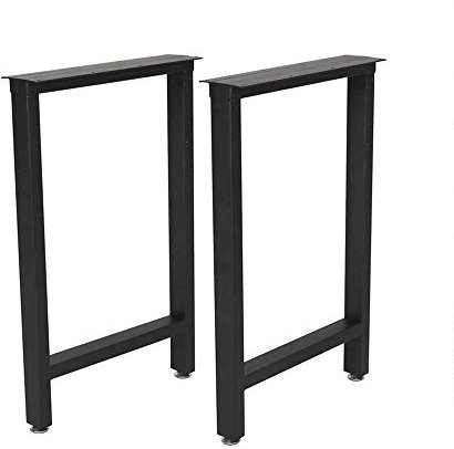 Tischbeine, Metall, schwarz, robust, 71,1 cm, Höhe 45,7 cm breit, industrielle Tischbeine, Esstischbeine, moderne Tischbeine, Konsolentischbeine