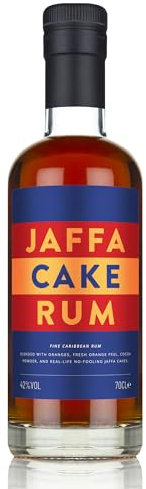 Jaffa Cake Rum, 70cl - 42 Percent ABV Flavoured Rum with Orange Peel and Cocoa for the Ultimate Cocktails - Chocolate Orange Rum Blended and Bottled in the UK